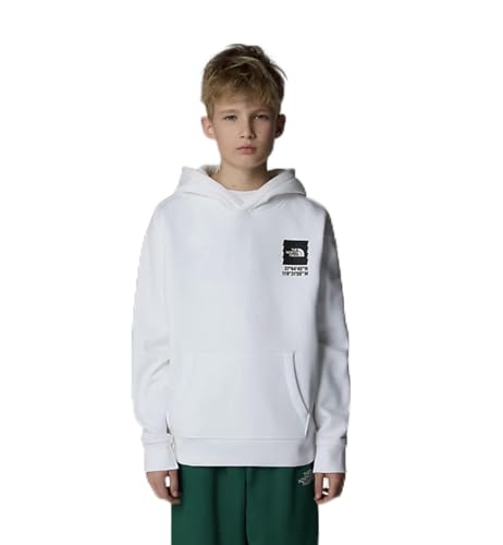 THE NORTH FACE Kinder Coordinates Graphic Oversized Kapuzenpullover, TNF White, 164 von THE NORTH FACE