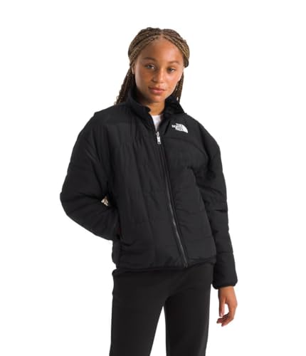 THE NORTH FACE Mädchen Reversible Shasta F/Z Jacke, Tnf Black, 152 von THE NORTH FACE