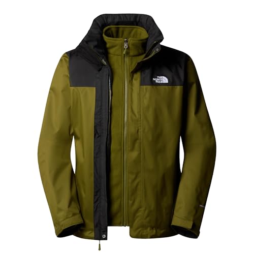 THE NORTH FACE NF00CG55RMO M EVOLVE II TRICLIMATE JACKET - EU Jacket Herren FOREST OLIVE/TNF BLACK Größe L von THE NORTH FACE