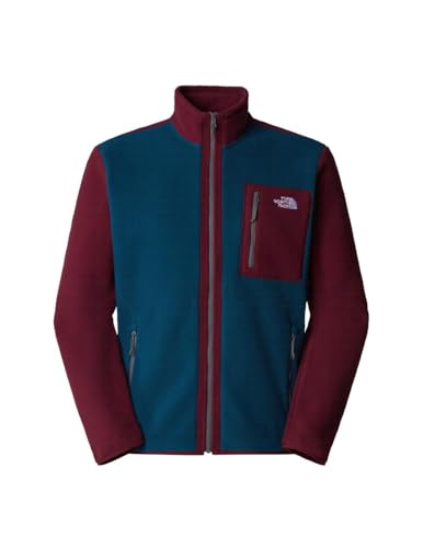 THE NORTH FACE Herren Yumiori Full Zip Fleecejacke, Midnight Petrol/Alpine, XS von THE NORTH FACE