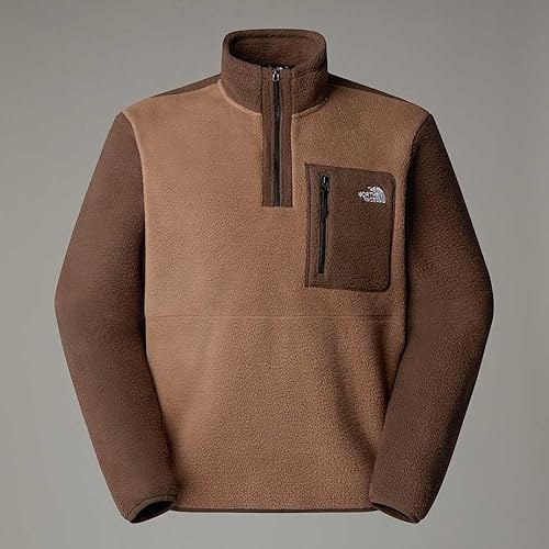 THE NORTH FACE NF0A883S5QA M YUMIORI 1/4 Zip Sweatshirt Herren Latte-Smokey Brown-TNF Größe M THE NORTH FACE NF0A883S5QA M YUMIORI 1/4 Zip Sweatshirt Herren Latte-Smokey Brown-TNF Größe M von THE NORTH FACE