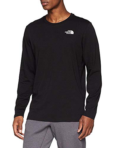 THE NORTH FACE NF0A8A6FJK31 Men’s L/S Easy Tee T-Shirt Herren TNF Black Größe L von THE NORTH FACE