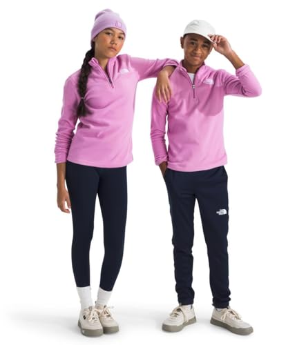 THE NORTH FACE NF0A8AZM1I81 Teen Glacier 1/4 Zip Pullover Sweatshirt Unisex Dragonfruit Größe XL von THE NORTH FACE