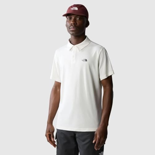 THE NORTH FACE Tanken Polohemd White Dune M von THE NORTH FACE