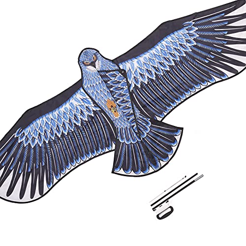 THE TWIDDLERS Großer Vogel Flugdrachen XXL, Einleiner (185x82cm) für Kinder & Erwachsene - Outdoor Spiel - Stabil & Einfach Aufzubauen von THE TWIDDLERS