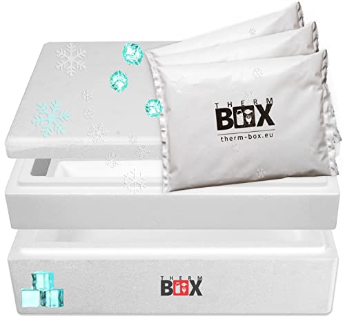 THERM BOX Modularbox 25M mit 3X Kühlakku für Kühlbox 25L Innen 49x30x17cm Transportbox Thermobehälter Wiederverwendbar THERM BOX Modularbox 25M mit 3X Kühlakku für Kühlbox 25L Innen 49x30x17cm Transportbox Thermobehälter Wiederverwendbar von THERM BOX