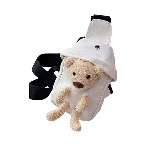 Bag for Women, 2023 NEU Gürteltasche Schultertasche für Jungen Mädchen Teenager Süße Bären Brusttasche Über der Schultertasche Umhängetasche mit großer Kapazität von THINCAN