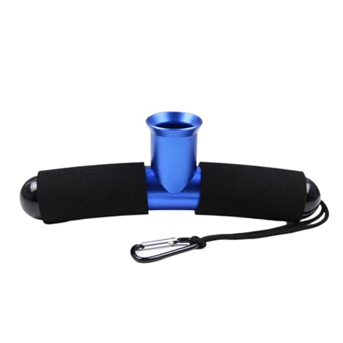 THINCAN Aluminium Legierung Angeln Gürtel Rutenhalter Mit Lanyard Angeln Kampf Halterung T Form Angeln Taille Dauerhaft von THINCAN