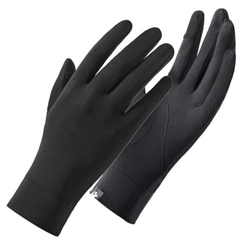 THINCAN Handschuhe, Einfarbige Fahrradhandschuhe für Erwachsene, kühle Sommer-Touchscreen-Handschuhe mit vollem Finger von THINCAN