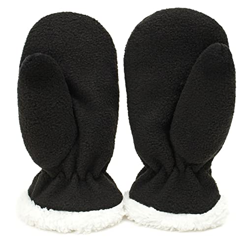 THINCAN Handschuhe, Kinder Winter Plüsch Handschuhe Einfarbig Fäustlinge Multi Größe Kalten Wetter Zubehör von THINCAN