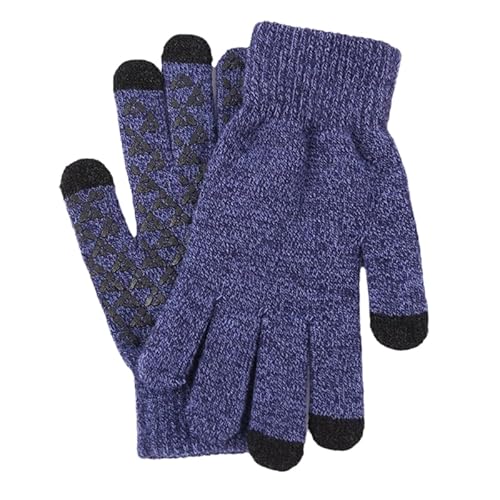 THINCAN Handschuhe, Weiche, warme Handschuhe, ScreenTouch-Handschuhe, Strick-Touchscreen-Handschuhe, Vollfingerhandschuhe, Outdoor-Sport, Laufhandschuhe für Männer und Teenager von THINCAN