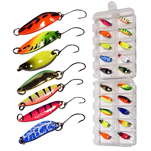 THKFISH Spoons Forelle Set Blinker Angeln Spinner Angelköder Spinner Forelle Köder Set Kunstköder 20st/Box THKFISH Spoons Forelle Set Blinker Angeln Spinner Angelköder Spinner Forelle Köder Set Kunstköder 20st/Box von THKFISH