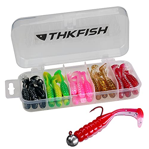 THKFISH 30 Stücke Kunstköder 2 INCH gummifische Zander Hecht barsch köder gummiköder Hechtköder Forellenköder Zanderköder THKFISH 30 Stücke Kunstköder 2 INCH gummifische Zander Hecht barsch köder gummiköder Hechtköder Forellenköder Zanderköder von THKFISH