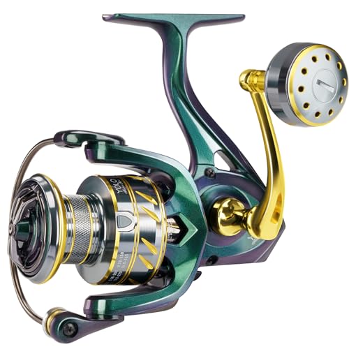 THKFISH Angelrolle,Süßwasser-Spinnrolle, 18-33 Pfund max. Widerstand, 5,1:1 Übersetzung, 5+1BB Kugellager, Leichter Graphitrahmen, Salzwasser, Süßwasser für 2000, 3000, 4000, 6000 Spinnrollen THKFISH Angelrolle,Süßwasser-Spinnrolle, 18-33 Pfund max. Widerstand, 5,1:1 Übersetzung, 5+1BB Kugellager, Leichter Graphitrahmen, Salzwasser, Süßwasser für 2000, 3000, 4000, 6000 Spinnrollen von THKFISH