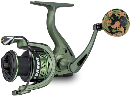 THKFISH Angelrolle,Süßwasser-Spinnrolle, 18-33 Pfund max. Widerstand, 5,1:1 Übersetzung, 5+1BB Kugellager, Leichter Graphitrahmen, Salzwasser, Süßwasser für 2000, 3000, 4000, 6000 Spinnrollen THKFISH Angelrolle,Süßwasser-Spinnrolle, 18-33 Pfund max. Widerstand, 5,1:1 Übersetzung, 5+1BB Kugellager, Leichter Graphitrahmen, Salzwasser, Süßwasser für 2000, 3000, 4000, 6000 Spinnrollen von THKFISH