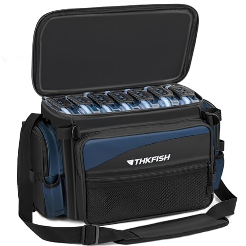 THKFISH Angeltasche Wasserdicht, Salzwasserfeste Einsatztasche für Angelzubehör, 1000D PVC Angeltasche groß für 3600 & 3700 Angelboxen THKFISH Angeltasche Wasserdicht, Salzwasserfeste Einsatztasche für Angelzubehör, 1000D PVC Angeltasche groß für 3600 & 3700 Angelboxen von THKFISH