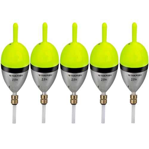 THKFISH Balsaholz Angelposen Set, 5PCS Slip Posen, Schwimmer Angeln, Waggler Posen, Hechtpose auf Crappie, Panfish, Walleye, Lachs, Angelzubehör Posen und Forellen Posen, 4/5/6 cm P02-MUKONGP THKFISH Balsaholz Angelposen Set, 5PCS Slip Posen, Schwimmer Angeln, Waggler Posen, Hechtpose auf Crappie, Panfish, Walleye, Lachs, Angelzubehör Posen und Forellen Posen, 4/5/6 cm P02-MUKONGP von THKFISH