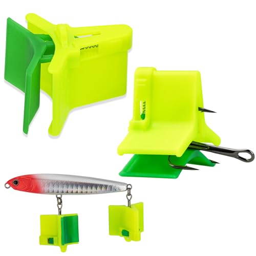 THKFISH Drillinge Angelhaken Hauben Drillingshaken Abdeckung Hakenhauben für Angelköder M-40 Stück THKFISH Drillinge Angelhaken Hauben Drillingshaken Abdeckung Hakenhauben für Angelköder M-40 Stück von THKFISH