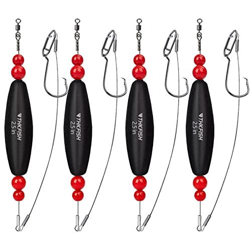 THKFISH Posen Angeln Schwimmer Angelsets Catfish Rattle Rig Wels Posen Hecht Posen Set Santee Rig 4 Stück-2.5in SCHWARZ THKFISH Posen Angeln Schwimmer Angelsets Catfish Rattle Rig Wels Posen Hecht Posen Set Santee Rig 4 Stück-2.5in SCHWARZ von THKFISH