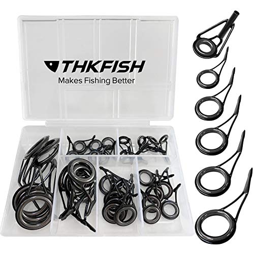 THKFISH Ruten Reparatur Kit Spinn Ruten Reparatur Keramik Edelstahl Carbon Spinnrutenführungen Angeln Ruten Reparatur Kit 35stück THKFISH Ruten Reparatur Kit Spinn Ruten Reparatur Keramik Edelstahl Carbon Spinnrutenführungen Angeln Ruten Reparatur Kit 35stück von THKFISH