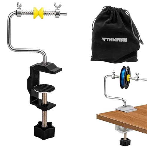 THKFISH Schnurspulgerät mit Klemme Handhaspel Angelschnur Spool Spooler System Klammer B-Kurzer Line Spooler THKFISH Schnurspulgerät mit Klemme Handhaspel Angelschnur Spool Spooler System Klammer B-Kurzer Line Spooler von THKFISH