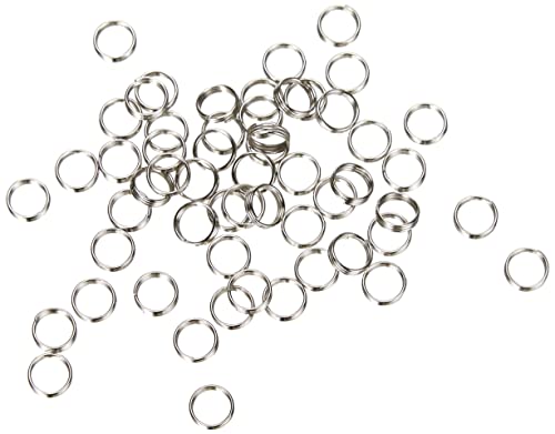 Edelstahl 100 Schaftringe THOR-DARTS Silver Metall Stem Spring Rings silber Ring Federringe für PVC/Nylon Darts Schäfte von THOR-DARTS