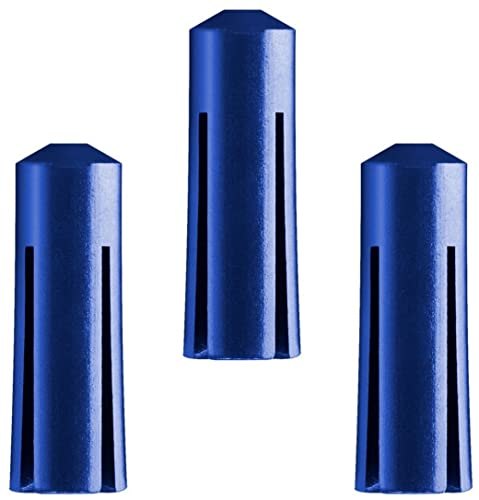 THOR-DARTS Aluminium Flight Protector Darts in 10 Farben Flight Protector blau, Flightsaver Blue, Flightschutz, Flightprotektoren, Flightprotector, Flight Saver (2 Set (6 Stück), dunkelblau) von THOR-DARTS