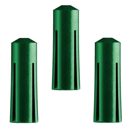 THOR-DARTS Aluminium Flight Protector Darts in 10 Farben Flight Protector grün, Dart Flightschutz Green, Dart Flight Protector grün, Green Flightsaver, grüne Flightschoner (2 Set (6 Stück), grün) von THOR-DARTS