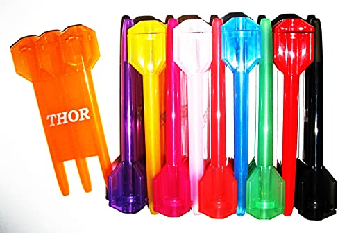 THOR-DARTS TD_C1 Exclusiv-Line C1 Dart-Case rot, Hard-Wallet für 3 Darts, Kunststoff Dart,Tasche in 10 10 Farben erhältlich, rot, transluzent THOR-DARTS TD_C1 Exclusiv-Line C1 Dart-Case rot, Hard-Wallet für 3 Darts, Kunststoff Dart,Tasche in 10 10 Farben erhältlich, rot, transluzent von THOR-DARTS