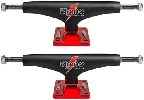 Thunder 148 Skateboard-Achsen, 148 mm, Schwarz/Rot von Thunder Trucks