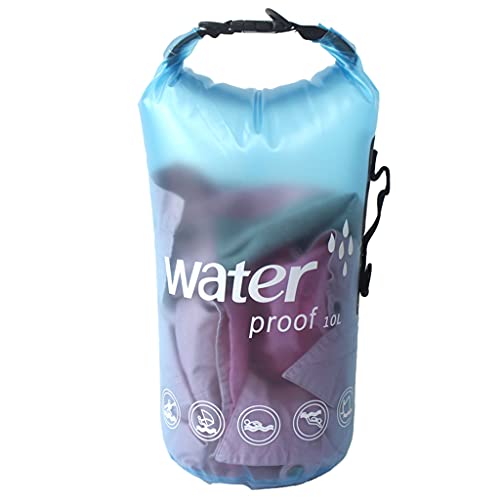 TIANQUXNGI 10/20L Dry Bag PVC Storage for Case for Boating Floating Outdoor Swimming Kajaking Drifting Tool, Bl-c von TIANQUXNGI