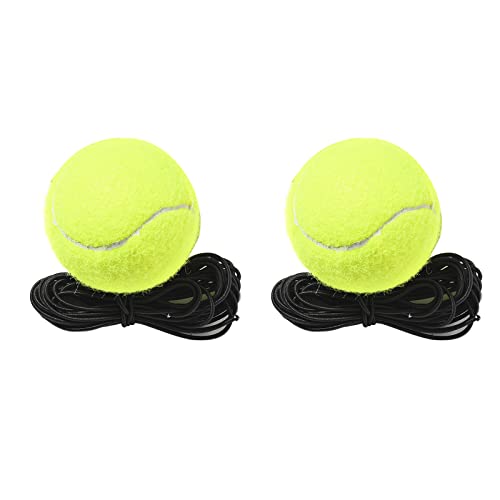 TIANQUXNGI 2 x elastisches Seil-Tennis-Training mit Saite, Selbsttrainer, Werkzeug für Einzelspieler-Übungen TIANQUXNGI 2 x elastisches Seil-Tennis-Training mit Saite, Selbsttrainer, Werkzeug für Einzelspieler-Übungen von TIANQUXNGI