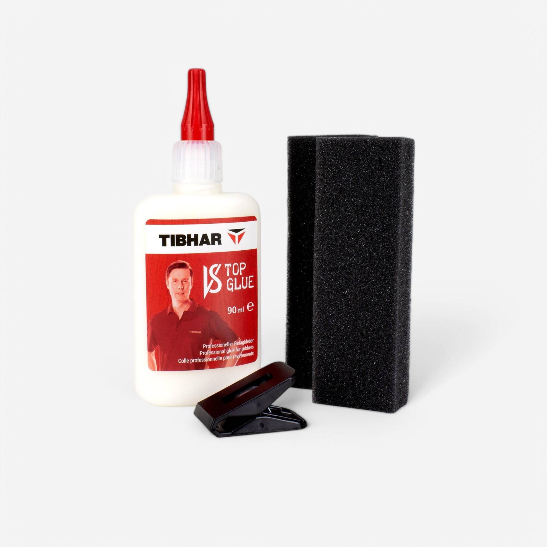 Tischtennis Kleber für Beläge und Holz - Tibhar 90 ml + 16 Applikatoren Tischtennis Kleber für Beläge und Holz - Tibhar 90 ml + 16 Applikatoren von TIBHAR