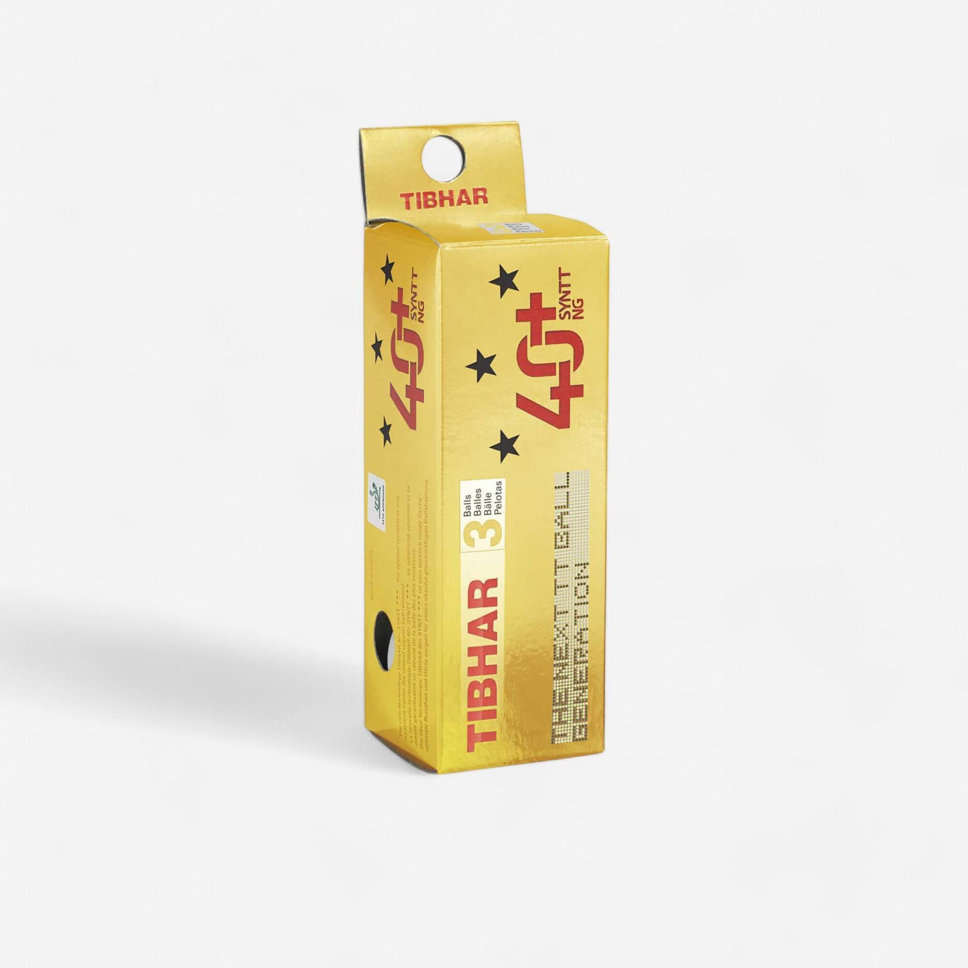 Tischtennisbälle Syntt NG *** 40+ 3 Stück weiss Tischtennisbälle Syntt NG *** 40+ 3 Stück weiss von TIBHAR
