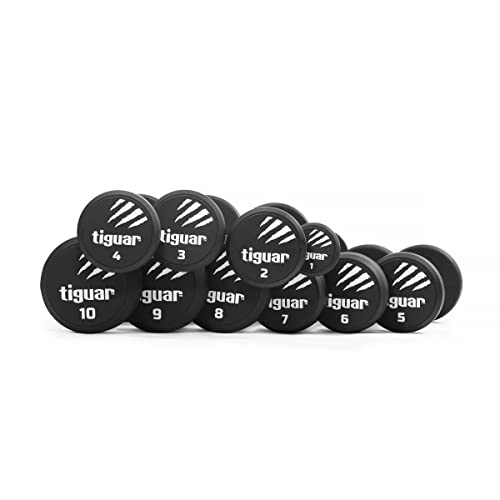 TIGUAR Sport Pu Dumbbell Set (Paar) 1-10 kg Gewichte, Mehrfarbig (Mehrfarbig), Einheitsgröße von TIGUAR