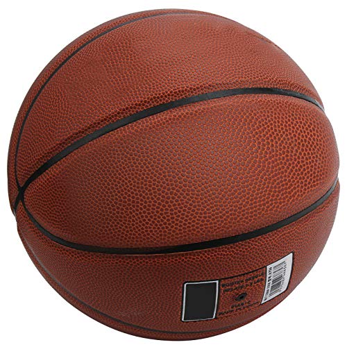 TIKATARER Basketballball, Indoor-Basketball, Rotes Gummi, Größe 7, Trainings-Basketball, Outdoor-Basketball mit Ballnadel und Netz für die Versorgung mit Sportgeräten von TIKATARER
