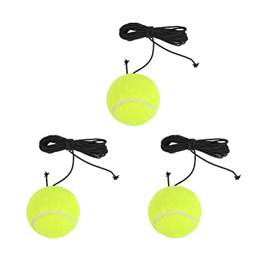 Tennisball am Seil TIMESETL 3 Stück Tennisball an Schnur, Tennisball mit Schnur Elastischer Twistball Ersatzball mit Schnur für Tennistrainer, Tennisbälle mit Schnur für Erwachsene, Anfänger, Training Tennisball am Seil TIMESETL 3 Stück Tennisball an Schnur, Tennisball mit Schnur Elastischer Twistball Ersatzball mit Schnur für Tennistrainer, Tennisbälle mit Schnur für Erwachsene, Anfänger, Training von TIMESETL