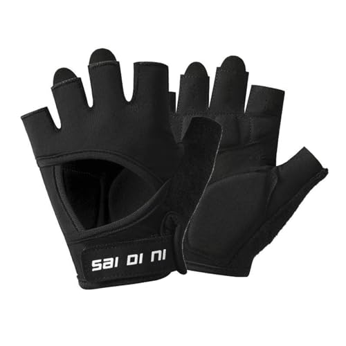 TINAYAUE Damen Herren Fingerlose Handschuhe Robuste Sporthandschuh Bequeme Halbfinger Handschuhe rutschfeste Fitnesshandschuhe Weiche Fahrradhandschuhe für Autofahren, Fitness, Radfahren, Sport TINAYAUE Damen Herren Fingerlose Handschuhe Robuste Sporthandschuh Bequeme Halbfinger Handschuhe rutschfeste Fitnesshandschuhe Weiche Fahrradhandschuhe für Autofahren, Fitness, Radfahren, Sport von TINAYAUE