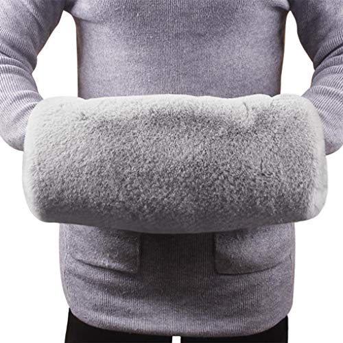 Unisex Winter Warmer Handwärmer Künstlicher Plüsch Handwärmer Kissen Verdickt Armwärmer Bequem Handmuff Weiche Handwärmertasche für Erwachsene, Kinder von TINAYAUE