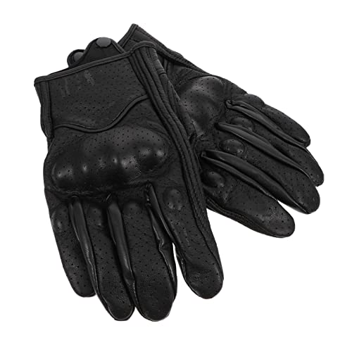 TINEASUR 1 Paar Warme Unisex-Handschuhe Outdoor-Handschuh robuste Reithandschuhe fahrradhandschuhe thermohandschuhe Sport Gloves Motorradhandschuhe praktische Campinghandschuhe Leder Black von TINEASUR