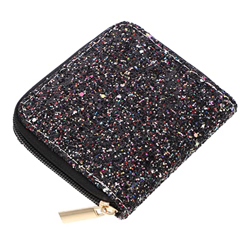 TINEASUR 1 X Geldbörse Clutch Brieftasche Umhängetasche Geldbörsen Für Damen Clutches Für Damen Glitzerndes Münzfach Glitzer Geldbörse Mädchen Geldbörse Klein Pu Leder von TINEASUR