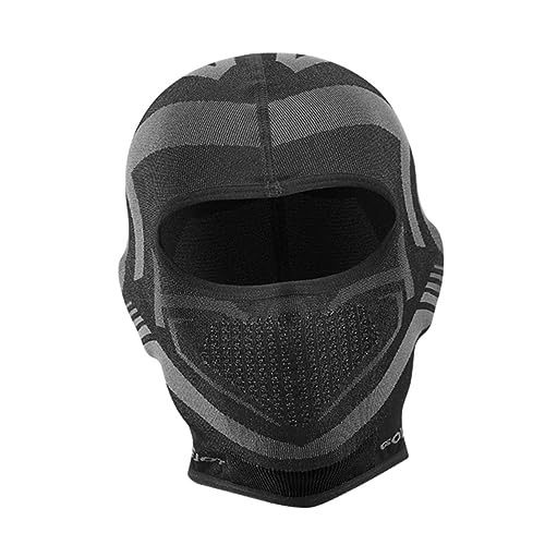 TINEASUR 1Stk Kopfbedeckung winterk wintermaske ski gesichtsmaske snow ski masks Nahtlos Winter warm warme Wache Winterreiten warmer Gesichtsschutz sportliche Gesichtsmaske Baumwolle Black von TINEASUR