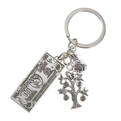 TINEASUR 1Stk -Schlüsselanhänger Bag Charm glucksbringer Erinnerungsornament Geldbaum Schlüsselanhänger Tasche hängender Schlüsselanhänger modischer Taschenanhänger Legierung Silver von TINEASUR