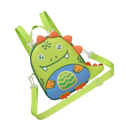 TINEASUR 1stk Dinosaurier Kinderrucksack Kleinkindrucksack Für Mädchen Studentenrucksack Büchertasche Schulranzen Rucksack Für Studenten Schultasche Für Kinder Green Oxford-Stoff von TINEASUR