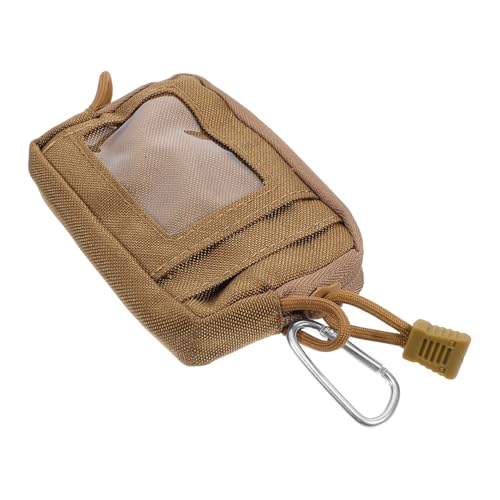 TINEASUR 1stk Outdoor-gürteltasche Hüfttasche Mit Münzen Gürteltaschen Für Herren wasserdichte Geldbörsen Für Männer Reisebrieftaschen Reisetaschen Kartenetui Für Herren 1000d-nylon Khaki von TINEASUR