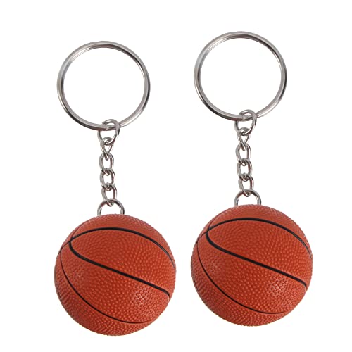 TINEASUR Basketball Schlüsselanhänger Sportlicher Schlüsselring Als Tasche Anhänger Kreative Schlüsseldekoration Im Einzigartigen Design Für Basketball Fans von TINEASUR