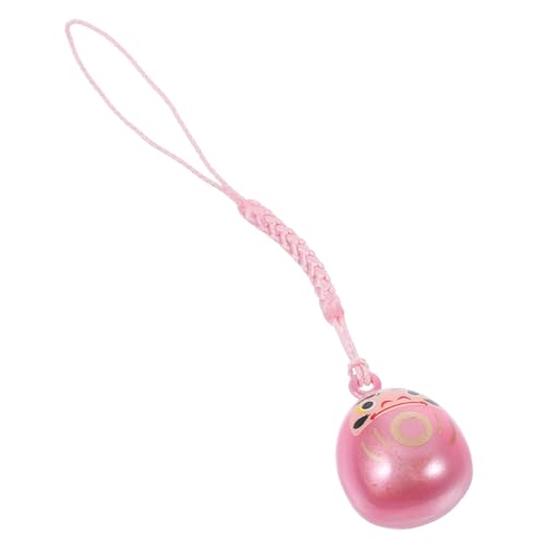 TINEASUR Dharma-Glocken-anhänger Schlüsselbänder Schlüsselanhänger Für Autoschlüssel Schlüsselband Schlüsselanhänger Am Handgelenk Deko Schlüsselarmband Für Damen Kupfer Rosa von TINEASUR