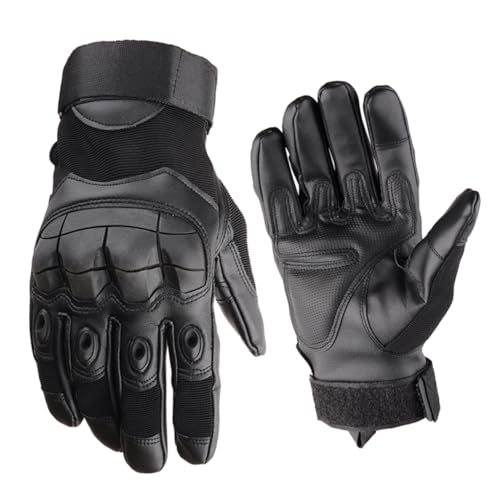 TINEASUR Outdoor-Handschuhe Handschuhe zum Trainieren Handschuhe für Stulpenhandschuhe pädiprotect schutzzelt Glove Ginn Fitness Handschuhe Motorradhandschuhe Sporthandschuhe Black von TINEASUR