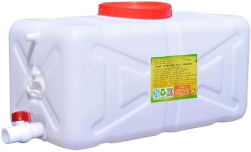 TINGMIAN Wassertank Plastikeimer Wasserbehälter Mit Großer Kapazität Und Wasserhahn Tragbarer Auto-Wassertank Nottrinken for Wohnwagen Outdoor-Camping Wanderaktivitäten(50L) von TINGMIAN