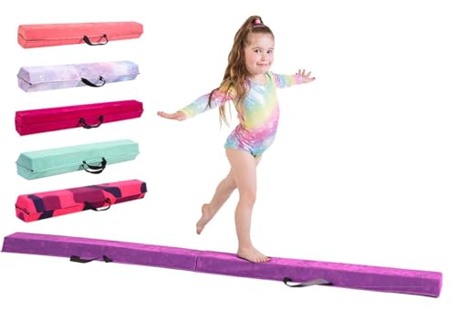 Schwebebalken für zuhause – Erstaunliche Balance-Ausrüstung für Kinder zu Hause – Wildlederimitat, hochdichter EVA-Schaum – Größen 210 cm/240 cm/270 cm – Lernkarten, Tragegurte, Tragetasche Schwebebalken für zuhause – Erstaunliche Balance-Ausrüstung für Kinder zu Hause – Wildlederimitat, hochdichter EVA-Schaum – Größen 210 cm/240 cm/270 cm – Lernkarten, Tragegurte, Tragetasche von TINY TUMBLERS